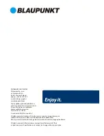 Предварительный просмотр 22 страницы Blaupunkt ESC505 Owner'S Manual