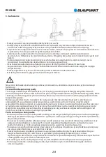 Preview for 30 page of Blaupunkt ESC608 Original Instruction Manual