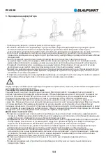 Preview for 100 page of Blaupunkt ESC608 Original Instruction Manual