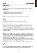 Preview for 9 page of Blaupunkt ESC808 Instruction Manual