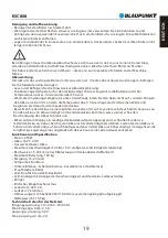 Предварительный просмотр 21 страницы Blaupunkt ESC808 Instruction Manual