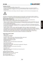 Предварительный просмотр 60 страницы Blaupunkt ESC808 Instruction Manual