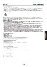 Предварительный просмотр 80 страницы Blaupunkt ESC808 Instruction Manual