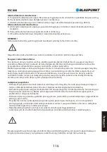 Предварительный просмотр 118 страницы Blaupunkt ESC808 Instruction Manual