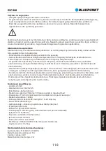 Предварительный просмотр 120 страницы Blaupunkt ESC808 Instruction Manual