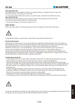 Предварительный просмотр 128 страницы Blaupunkt ESC808 Instruction Manual