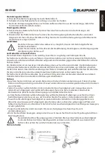 Предварительный просмотр 23 страницы Blaupunkt ESC90X Original Instruction Manual