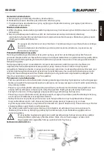 Предварительный просмотр 35 страницы Blaupunkt ESC90X Original Instruction Manual