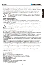 Предварительный просмотр 37 страницы Blaupunkt ESC90X Original Instruction Manual