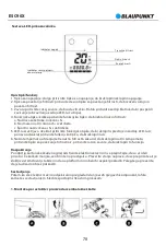 Предварительный просмотр 80 страницы Blaupunkt ESC90X Original Instruction Manual