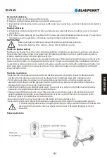 Предварительный просмотр 95 страницы Blaupunkt ESC90X Original Instruction Manual