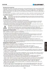 Предварительный просмотр 121 страницы Blaupunkt ESC90X Original Instruction Manual