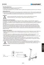 Предварительный просмотр 131 страницы Blaupunkt ESC90X Original Instruction Manual