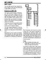 Предварительный просмотр 18 страницы Blaupunkt ESSEN MP36 Operating Instructions Manual