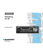 Предварительный просмотр 1 страницы Blaupunkt FLENSBURG CC 28 Operating Instructions Manual