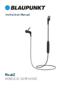 Preview for 1 page of Blaupunkt FloatZ Instruction Manual