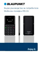 Предварительный просмотр 37 страницы Blaupunkt FXS 01 Quick User Manual