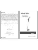 Blaupunkt GT1000 Instruction Manual preview