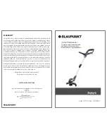 Blaupunkt GT4000 Instruction Manual preview