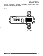 Предварительный просмотр 37 страницы Blaupunkt GTA 4 SPEZIAL Operating And Installation Manual