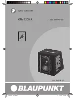 Preview for 1 page of Blaupunkt GTb 8200 A User Manual