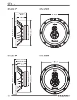 Предварительный просмотр 10 страницы Blaupunkt GTx 102 High Power Installation Instructions Manual