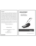 Blaupunkt GX1000 Instruction Manual preview