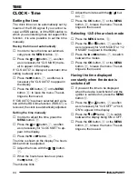 Preview for 24 page of Blaupunkt Hamburg CD70 Operating Instructions Manual