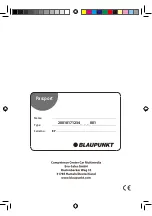 Предварительный просмотр 225 страницы Blaupunkt Heavy Duty 112 DAB Series Short Operating And Installation Instructions