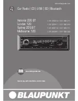 Предварительный просмотр 1 страницы Blaupunkt Helsinki 220 BT Operating And Installation Manual