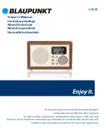 Blaupunkt HR5BR Owner'S Manual preview