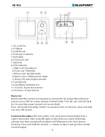 Предварительный просмотр 10 страницы Blaupunkt HR7BR Owner'S Manual