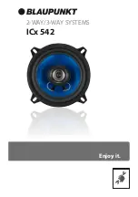 Blaupunkt ICx 542 Quick Start Manual предпросмотр