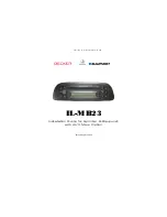 Предварительный просмотр 1 страницы Blaupunkt IL-MB23 Installation Manual