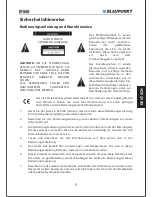 Предварительный просмотр 5 страницы Blaupunkt IP 240 Instruction Manual