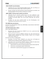 Preview for 27 page of Blaupunkt IP 240 Instruction Manual