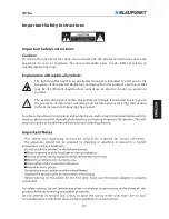 Preview for 42 page of Blaupunkt IR 18E Instruction Manual