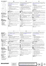 Preview for 1 page of Blaupunkt IR-S1L Quick Start Manual