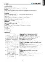 Preview for 7 page of Blaupunkt IR10BT Owner'S Manual