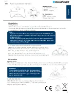 Предварительный просмотр 3 страницы Blaupunkt ISD-WD1 Manual