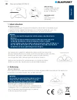 Предварительный просмотр 5 страницы Blaupunkt ISD-WD1 Manual