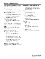 Preview for 18 page of Blaupunkt IVOD-1002 User Manual