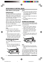 Предварительный просмотр 6 страницы Blaupunkt Key West MP36 Operating And Installation Instructions