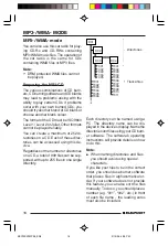 Предварительный просмотр 16 страницы Blaupunkt Key West MP36 Operating And Installation Instructions