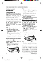 Предварительный просмотр 60 страницы Blaupunkt Key West MP36 Operating And Installation Instructions