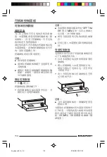 Предварительный просмотр 114 страницы Blaupunkt Key West MP36 Operating And Installation Instructions