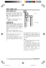 Предварительный просмотр 124 страницы Blaupunkt Key West MP36 Operating And Installation Instructions