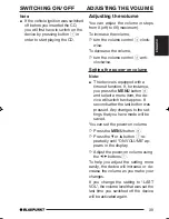 Предварительный просмотр 7 страницы Blaupunkt KIEL CD36 Operating Instructions Manual