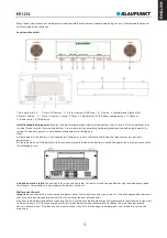 Preview for 5 page of Blaupunkt KR12SL Owner'S Manual