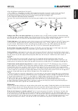 Preview for 11 page of Blaupunkt KR12SL Owner'S Manual